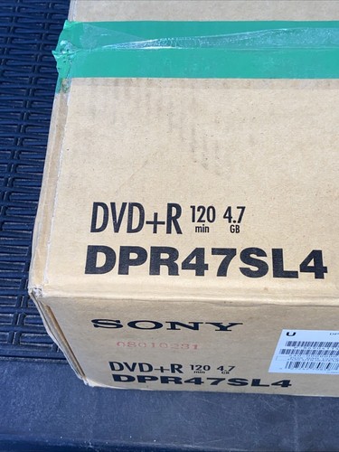 Sony DVD+R - 100 Case Discs & Jewel Cases Factory Sealed 4.7 GB - 1X - 8X Speed - Picture 6 of 8