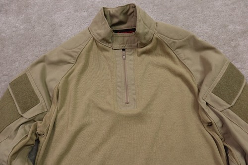 Drifire Shirt Mens Medium X-Long Fortex NAVAIR Combat Khaki Tan FR - Picture 2 of 12