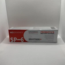 MS Drwikey SP-6 Probiotic Bright White Whitening Toothpaste 4.9oz 140g Brighten