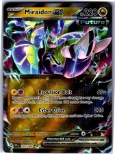 MIRAIDON EX 122/162 TEMPORAL FORCES DOUBLE RARE NEAR MINT