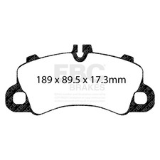 EBC Brakes DP42379R Yellowstuff Street And Track Brake Pads Fits 18-23 Cayenne