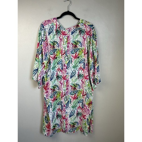 Tybee Island Clothing Company Women Size 2XL Sun/Beach Dress Loungewear Rayon - Picture 7 of 11