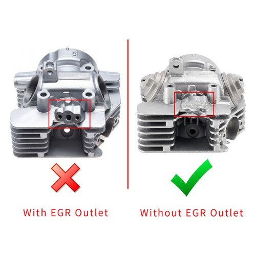 Engine Head Cylinder without EGR Fits Yamaha TT-R125 TTR125E TTR125LE 2000-2022 - Picture 4 of 10