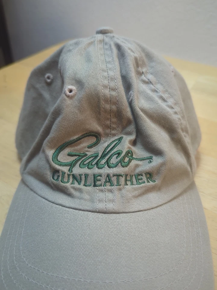 Sombrero de camionero vintage Galco Gun cuero tostado Foto 2 de 4