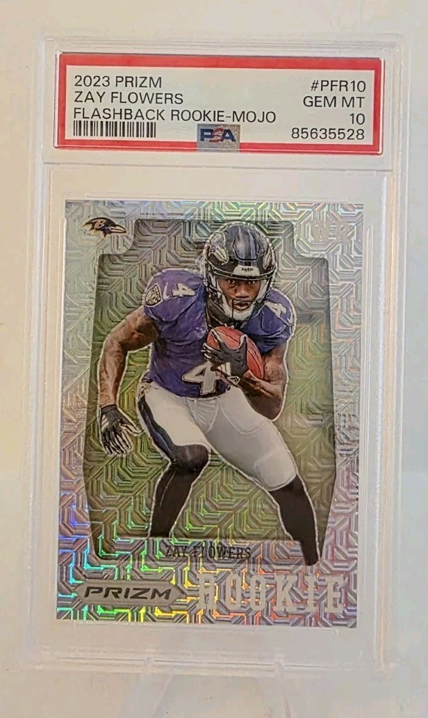 Zay Flowers Panini Prizm Flashback Rookie #PFR10 Mojo