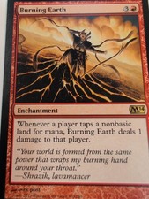1x Burning Earth MTG Magic 2014 (M14) Regular LP