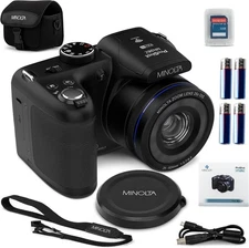 Minolta ProShot MN26Z 20MP Full HD Camera with 26x Optical Zoom #MN26Z-BK, Black