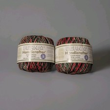 Bernat Handicrafter Crochet Thread 80grams 2 Balls Size 5 350 Yards EA 