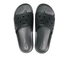 Crocs Kids Unisex Black Classic II Slide Summer Comfy Sandal Slipper 12