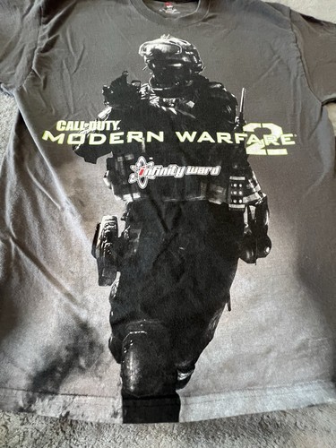 Camiseta promocional Call of Duty Modern Warfare 2 Game Stop para hombre talla: grande - Imagen 2 de 11