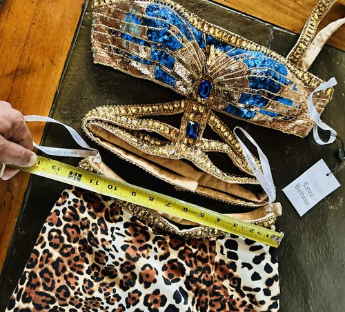 *SHERRI HILL*Prom* Pageant* Gown*Dress*Evening* SIZE 2 COLOR TIGER PRINT - Picture 13 of 16