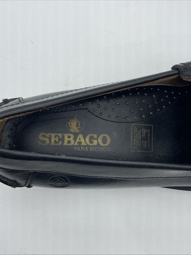 Black Dan Sebago Leather Loafers Hand Sewn Made In Mexico US Men’s Size 8 (M) - Bild 12 von 23