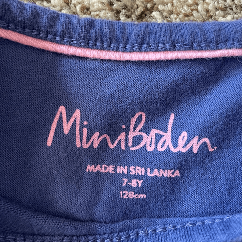 Mini Boden Road trip tee bus animals girls size 7-8 - Picture 2 of 5