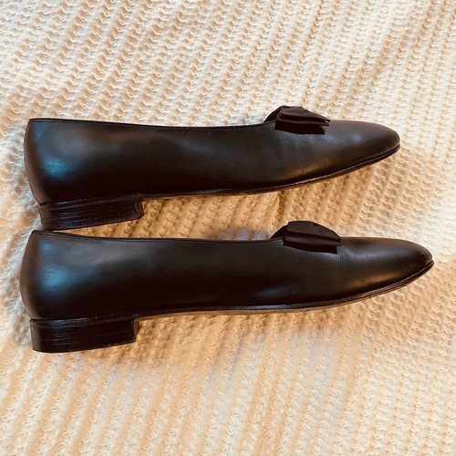 Vintage Brooks Brothers Brooks English Black Tuxedo Shoe Bow 8.5 (42 A Narrow) - Picture 13 of 19