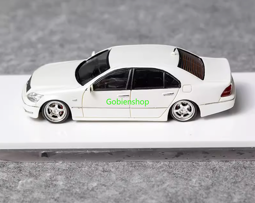 GB 1:64 White LS430 VIP Sedan Sports Model Diecast Resin Car - Bild 4 von 6