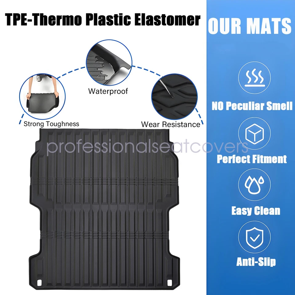 Nuevo revestimiento de maletero de carga trasero TPE para Honda Ridgeline 2017-2025 5,3 ft Foto 3 de 4