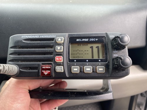 Standard Horizon GX1200 25 Watt Black Marine VHF Transceiver Radio - Zdjęcie 2 z 9