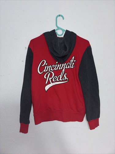 Cincinnati Reds Damen M French Terry Fleece mit Kapuze 5538 - Bild 2 von 5