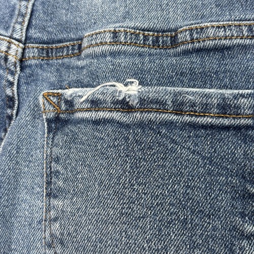 Kensie Jeans Womens Vintage Luxe Straight Jeans Size 4 Distressed Frayed Hem - Picture 6 of 8
