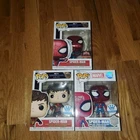 Funko Pop Spider-Man Set - Funko Exclusives In Protectors
