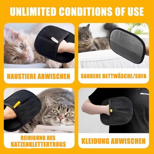 Fur Magnet, New Fur Gloves Fingerless Cat, Fur Magnet Static Removal 2 PCS - Picture 9 of 22