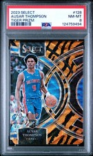 2023 PANINI SELECT TIGER PRIZM #128 AUSAR THOMPSON ROOKIE RC PSA 8