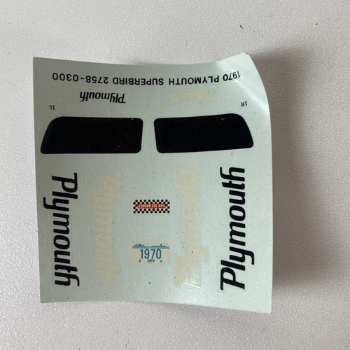 Monograma 70 Plymoth Superbird Escala 1:24 Modelo Kit 2758 Caja Abierta - Imagen 7 de 16