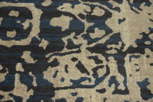 Medallion Wool Carpet Oriental Distressed Look Area Rug 6x9 Ft Bedroom Rug - Picture 4 of 10