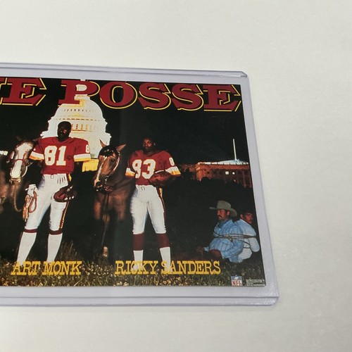 Tarjeta póster promocional de los Washington Redskins “The Posse” Monk, Sanders, Clark Costacos - Imagen 4 de 7