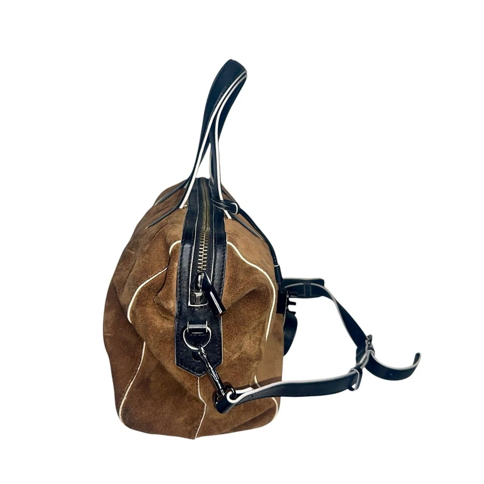 Замшевая и кожаная наплечная сумка Elizabeth and James Scott - Изображение 2 из 4