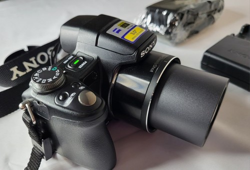 Sony Cyber-shot DSC-H50 9.1MP Digital Video Camera - tested W/battery & charger - Picture 9 of 14