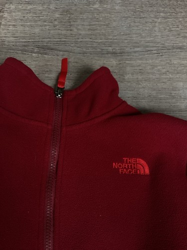 The North Face Youth Interchange Red Fleece Boys Size 14/16 L Large Jacket - Picture 4 of 9