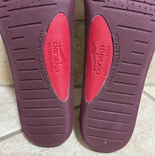 Dansko Louisa Chelsea Boots brüniertes rotes Kalbsleder ~ Damen 40 (9-9,5) ~ sehr guter Zustand - Bild 12 von 16