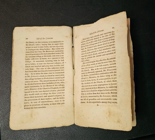 The Life of Samuel Johnson DD 1st Pres Kings College NY 1805 - Bild 7 von 8
