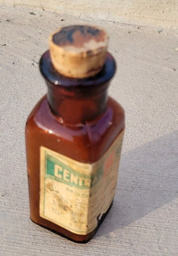 MODESTO, CA ~ CENTRAL DRUG STORE ~ DR. ROBERTSON ~ 1919 ~ PRESCRIPTION BOTTLE - Picture 5 of 9