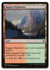 Rugged Highlands #318 (NM) Commander 2016 C16 Magic MTG