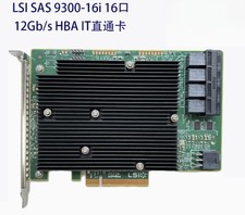 LSI 9300-16i 16 Port 12Gbps SAS 3 Host Bus Adapter TrueNAS UnRAID ZFS IT-Mode
