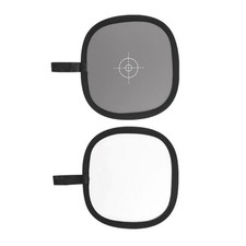 30cm 18 Foldable Gray Card Reflector White Balance Double Face Focusing Board L