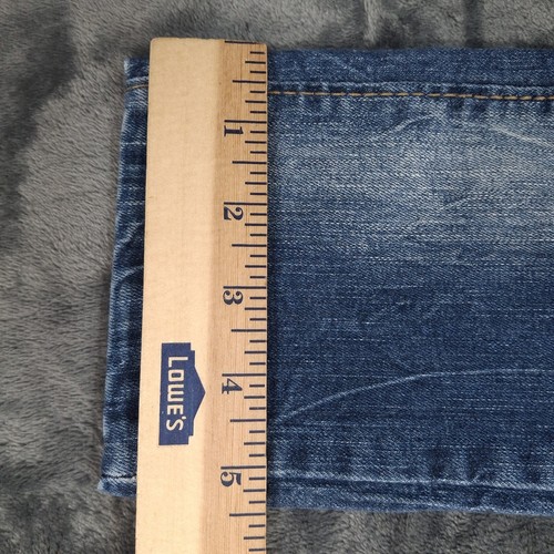 Southpole Juniors Size 3 Skinny Jeans Blue Distressed Rhinestone Pocket Stretch - Picture 13 of 14