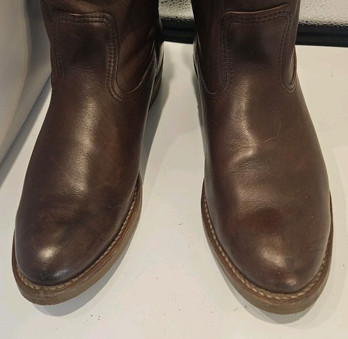 Botas de trabajo de cuero Red Wing 1155 Pecos Heritage asiento de uñas punta suave EE. UU. talla 14 B  - Imagen 15 de 17