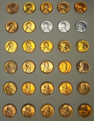 1941 - 1958-P,D,S SET CHOICE/GEM BU WHEAT CENTS - SUPER NICE CLEAN COINS - PICS!