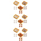 3 Sätze Mini Egg Ornament Simulation Kücheneikorb Mini Haus Szene