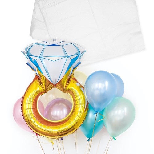 5 Pezzi Sacchetti Palloncini Trasporto Stoccaggio Festa Grande Capacità Trasporto - Foto 2 di 12