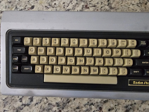 Vintage - Radio Shack TRS-80 Model 16 Mikro klawiatura komputerowa - Zdjęcie 2 z 6