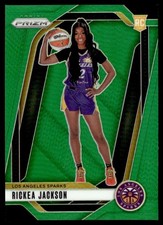 2024-25 Panini Prizm WNBA Green Rookie Rickea Jackson #144 C