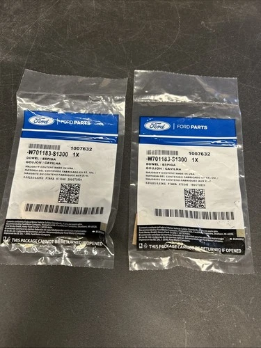2 packs of Ford factory original dowel pin bushing W701183-S1300 brand new