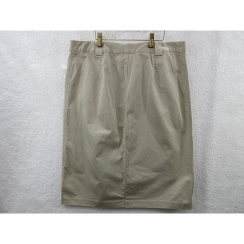 NWT Gap Khakis Women's Size 14 Lightweight Skirt w/ Front Pockets Buttons - Picture 7 of 18