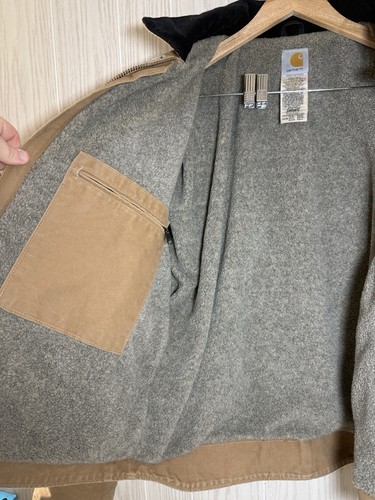 Vintage Carhartt Sherpa-Lined Canvas Jacket Camel J164 CML Men’s Large Regular - Bild 10 von 10