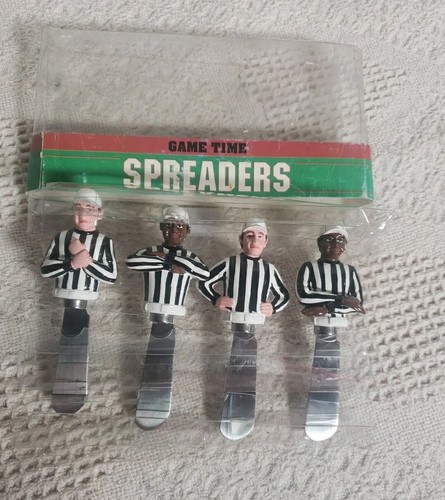 Game Time Spreaders Cheese Butter Stainless Steel Knives Set of 4 New - Picture 5 of 6