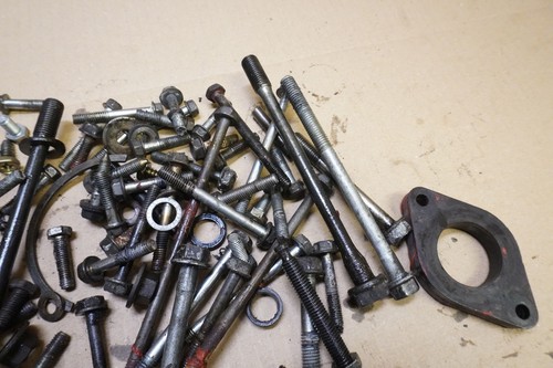 HONDA CL250 CL 250 1982 MD04 XL set of various engine parts bolts engine motor - Picture 4 of 8